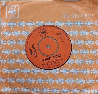 Andy Williams-Almost There 7"Vinyl45 60s Pop Swing