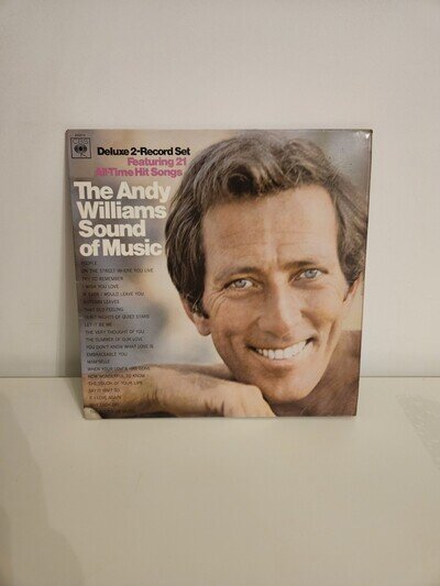 The Andy Williams Sound of Music Deluxe 2-Record Set vinyl gatefold All-Time Hit