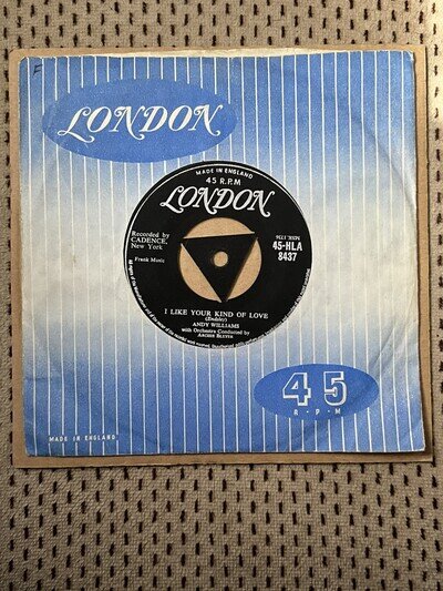 ANDY WILLIAMS - I LIKE YOUR KIND OF LOVE London HLA 8437