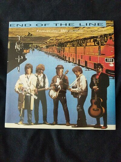 TRAVELING WILBURYS end of the line (lp version) congratulations 1989 UK 7" PS 45