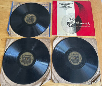 Danny Kaye & The Andrews Sisters 78 rpm 10" Shellac records -