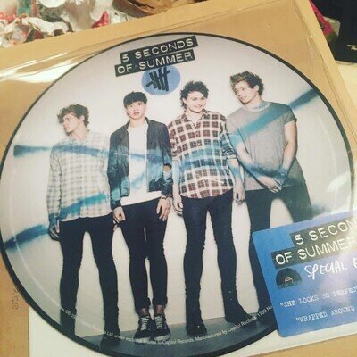 5 Seconds of Summer 5SOS self titled picture disc vinyl record store day 2014