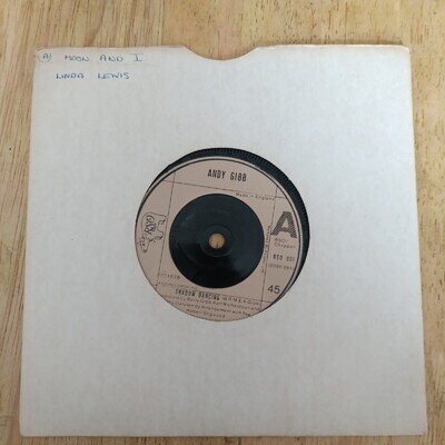 Andy Gibb: Shadow Dancing / Too Many Looks In Your Eyes 7" Single Tested RSO 001