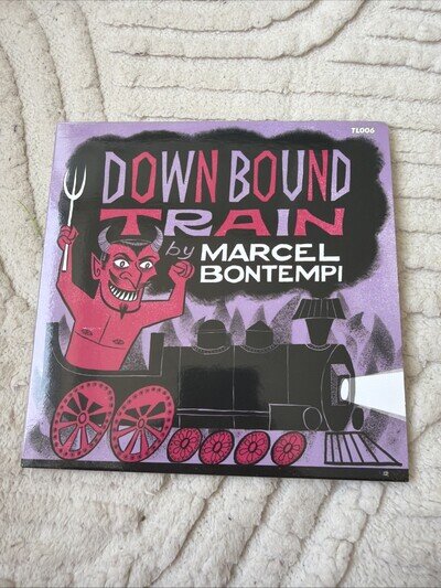 MARCEL BONTEMPI - Down Bound Train 7” VINYL SINGLE + Comic Book Nm
