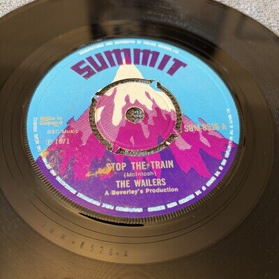 The Wailers 7” 45: Stop The Train/ Caution. UK 1971. Summit Records