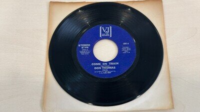 DON THOMAS - COME ON TRAIN - US 7" (1975) VEE-JAY RECORDS ~NORTHERN SOUL~ EX