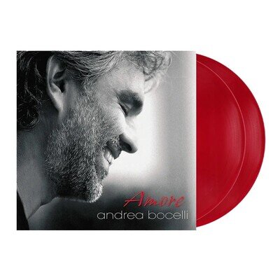 Andrea Bocelli Amore (Vinyl) Transparent Red / 2LP