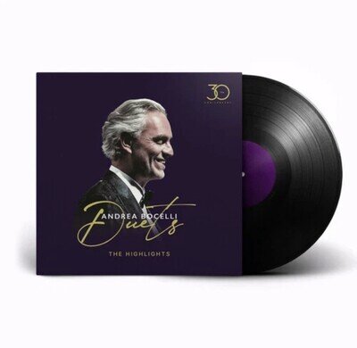 Andrea Bocelli : Andrea Bocelli: Duets - 30th Anniversary VINYL 12" Album