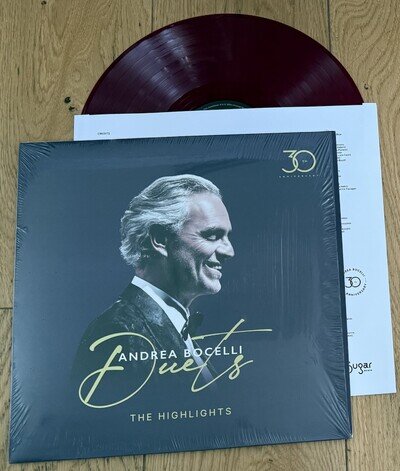 Andrea Bocelli - Duets - The Highlights - Limited Edition Purple Vinyl