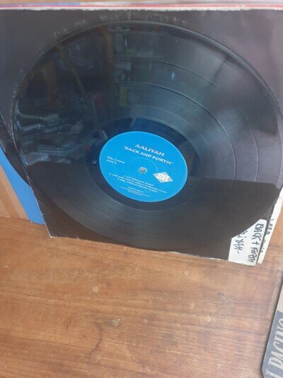 AALIYAH BACK AND FORTH PROMO 12 INCH VINYL