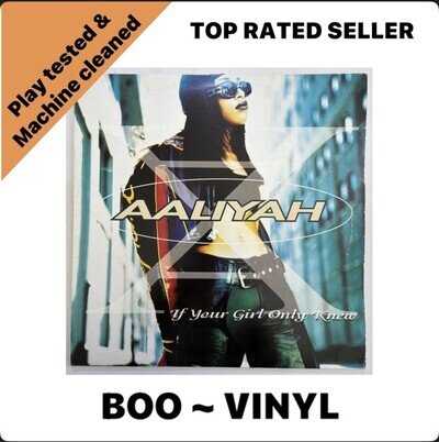 Aaliyah - If Your Girl Only Knew 1996 12” German Hip Hop / Rap Vinyl EX / VG+