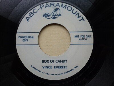 VINCE EVERETT 45 'I'M SNOWED' USA ABC HOT UNISSUED ROCKABILLY STROLLER VG++