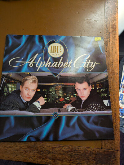 ABC Alphabet City 1987 Neutron Vinyl Album With Inner