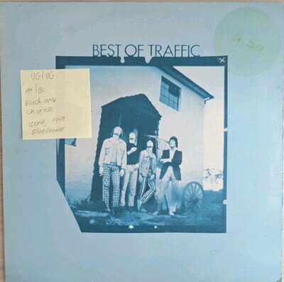 Traffic Best Of Traffic Vinyl Record VG/VG ILPS9112 1969