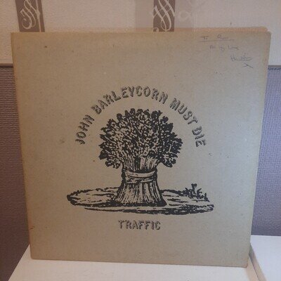 Rare Traffic "John Barleycorn Must Die" 1970 12" Vinyl LP Island Record Pink Rim