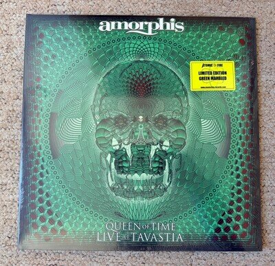 Amorphis Queen of Time Live Limited Edition Green Marble Vinyl LP