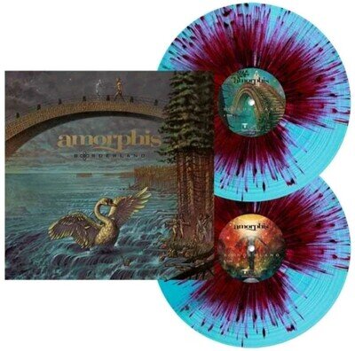 AMORPHIS BORDERLAND THE CIRCLE SPLATTER TURQUOISE RED BLACK 2LP