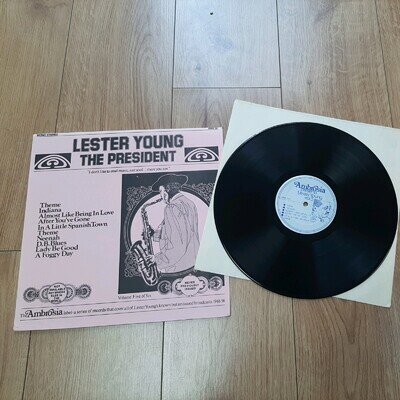Lester Young - The President Volume 5. Rare USA Ambrosia Vinyl LP NM Record