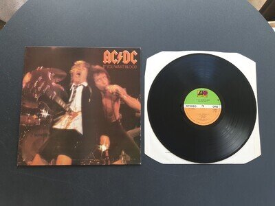 AC/DC - IF YOU WANT BLOOD YOU'VE GOT IT 1978 UK PRESS 12" VINYL RECORD LP EX/EX