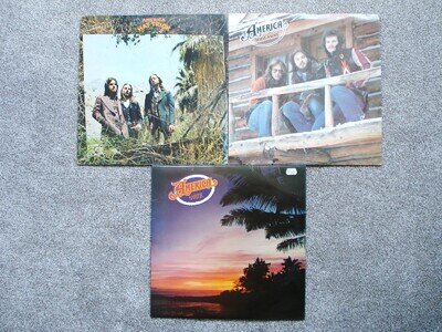 America 3 x LP Job Lot Hat Trick + Hideaway + Harbor