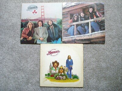 America 3 x LP Job Lot Hearts + Hideaway + Greatest Hits