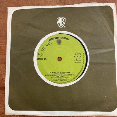 AMERICA - A HORSE WITH NO NAME - 1971 WARNER BROTHERS