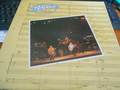 America - "Live" - WARNER BROTHERS LP