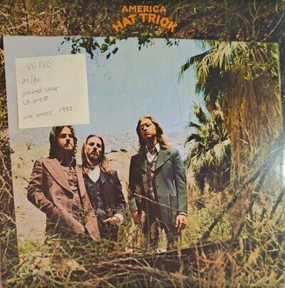 America Hat Trick Vinyl Record VG/VG K 56016 1973