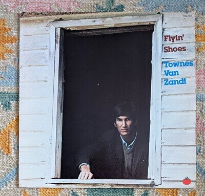 Townes Van Zandt - Flyin' Shoes 1978 VINYL LP Country Rock Funk RARE Tomato