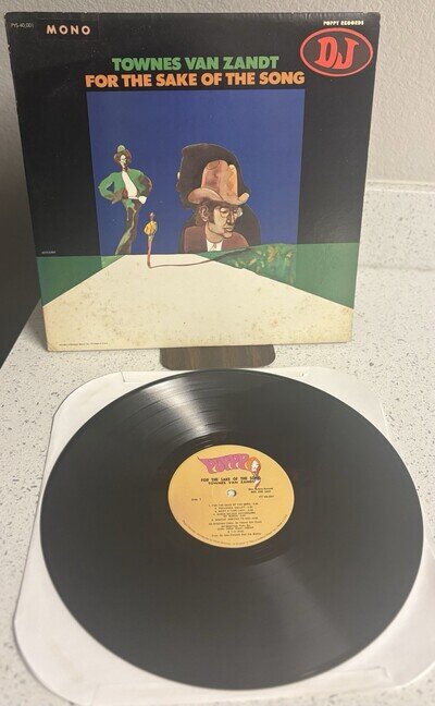 Townes Van Zandt - For The Sake Of The Song - 1968 MONO PROMO LP