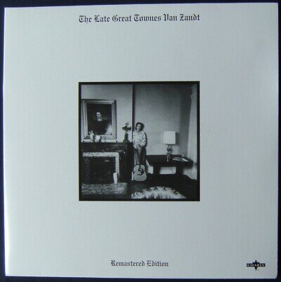 TOWNES VAN ZANDT The Late Great T Van Zandt LP 2015 Reissue 180g WHITE Vinyl