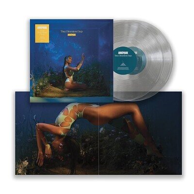 AMBER MARK Three Dimensions Deep 2-LP SEALED* Clear Coloured Vinyl 2022 R&B Soul