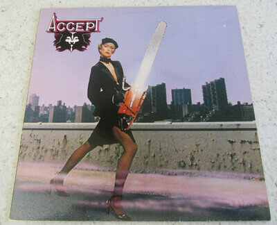 Accept - Accept Self Titled First Album Vinyl LP, German Import, 1979, Brain.