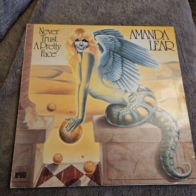 Amanda Lear ‎– Never Trust A Pretty Face [1979] Vinyl LP Funk Soul Ariola Spain