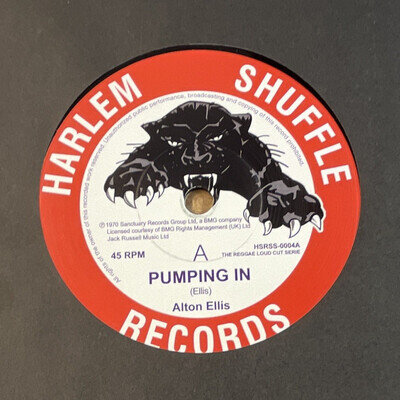 Alton Ellis - Pumping In / Knock On Wood 7" 45 Harlem Shuffle HSRSS-004