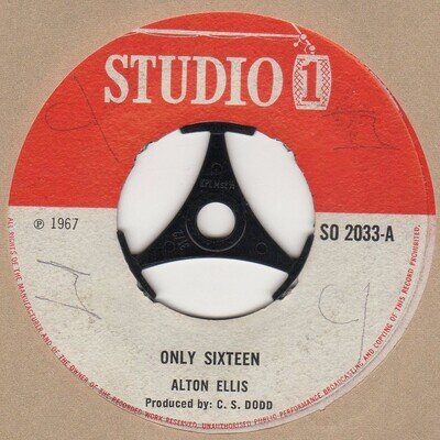 Alton Ellis Only Sixteen Studio 1 Soul Northern Motown