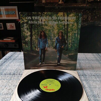 LP ALVIN LEE & MYLON LeFEVRE ON THE ROAD TO FREEDOM CHR1054 UK EX/EX Play tested