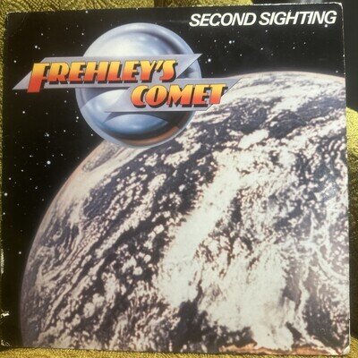 FREHLEY’S COMET - SECOND SIGHTING (1988 LP) 1ST US PRESS + LYRICS INNER EX