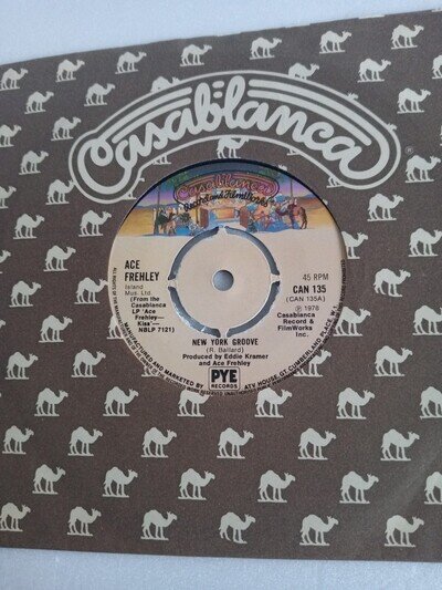 Ace Frehley - New York Groove (Casablanca CAN 135) EX Vinyl Record 7"