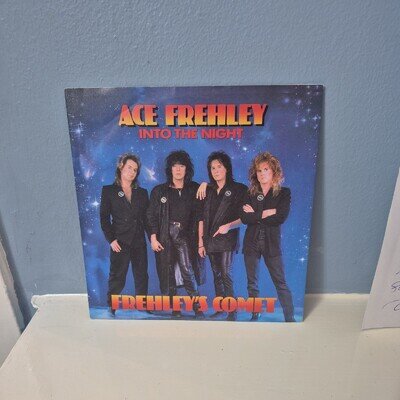 ace frehley into the night uk 7" single picture sleeve truly excellent conditio