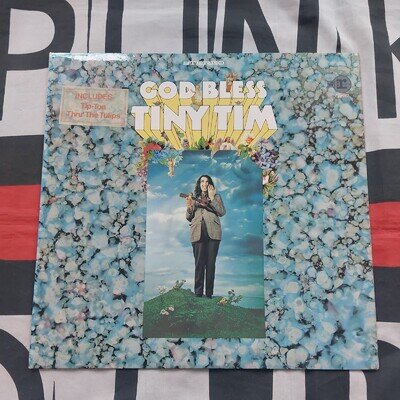 GOD BLESS TINY TIM TIP-TOE THRU' THE TULIPS VINYL ALBUM LP 12'' RSLP 6292