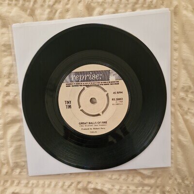 Tiny Tim- Great Balls Of Fire/ As Time Goes By- 1969- Reprise RS 20802