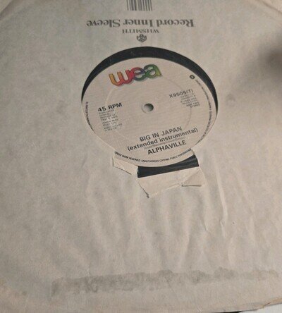 Big In Japan Alphaville Vinyl Single Excellent Condition