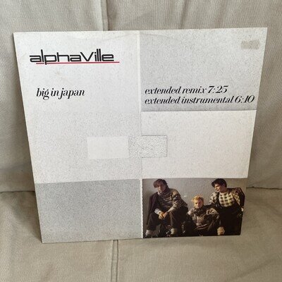 Alphaville - Big In Japan - 12" Vinyl Single - X 9505 T - Tested VG/VG+