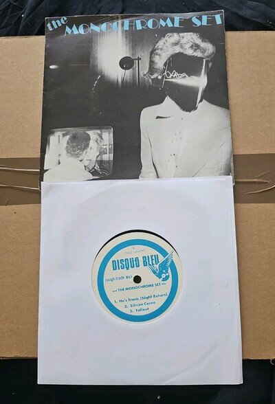 The Monochrome Set 2× 7" Inc. Alphavile/He's Frank 7" He's Frank Llight Return