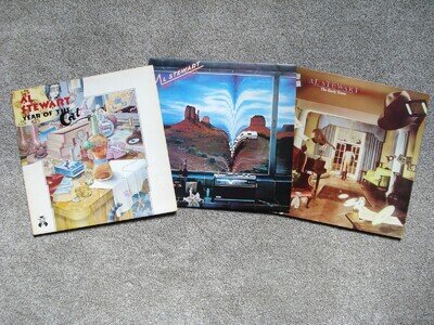 Al Stewart 3 x LP Vinyl Job Lot Year Of The Cat + Time Passages + Early Years