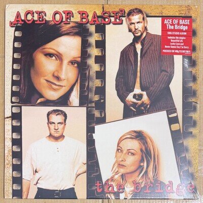 Ace of Base - The Bridge [140g Clear Vinyl] New Sealed Minor Sleeve Damage