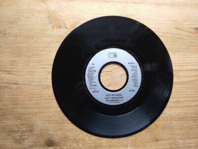 Ace of Base Don't Turn Around (Aswad Mix) VG+ 7" Jukebox Vinyl Record ACEB2