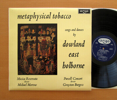 RG 572 Metaphysical Tobacco Dowland East Holborne 1968 NEAR MINT Argo Mono Oval