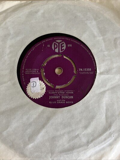 Sleepy Eyed John / Tobacco Road Johnny Duncan 7" Single